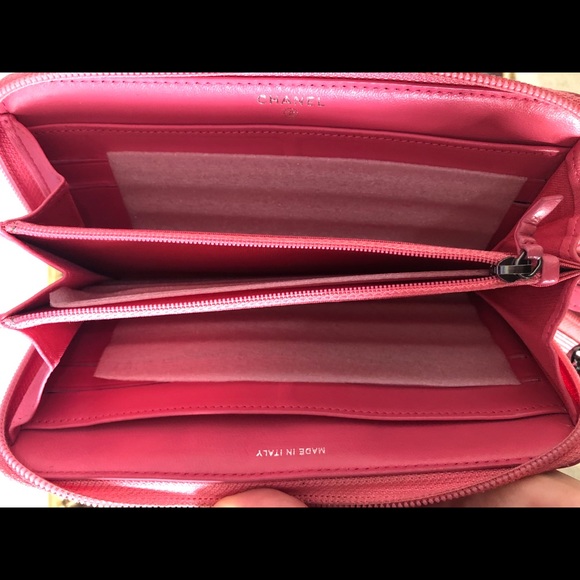 Chanel Le Boy Bubblegum Pink Chained Wallet - Picture 8 of 10